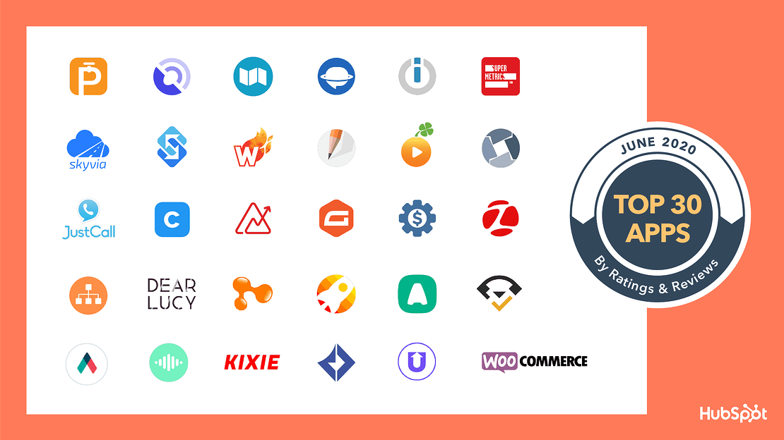 OrgChartHub named in the Top 30 HubSpot Apps by ratings and reviews